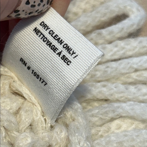 Ulla Johnson Alea Poncho 100% Baby Alpaca Cream Size P - Picture 12 of 14